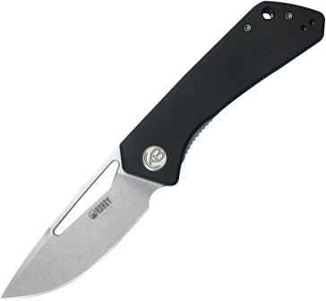 KUB331L Kubey Thalia Front Flipper Linerlock Pocket Knife Black