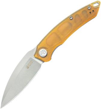KUB333G Kubey Leaf Linerlock Pocket Knife Ultem