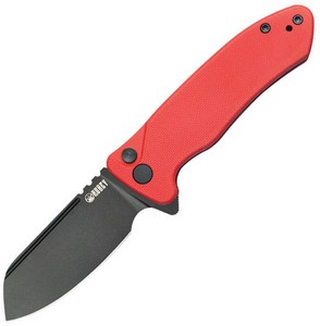 KUB336H Kubey Creon Button Lock Pocket Knife Red