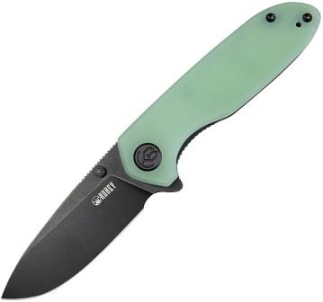 KUB342B Kubey Belus EDC Linerlock Pocket Knife Black/Jade