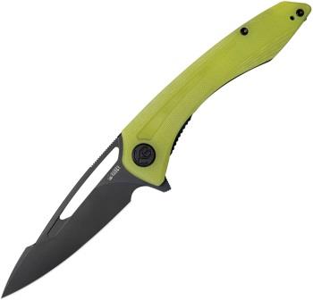 KUB345C Kubey Merced Linerlock Pocket Knife Yellow