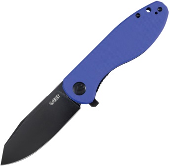 KUB358G Kubey Master Chief Black Pocket Knife Blue G10