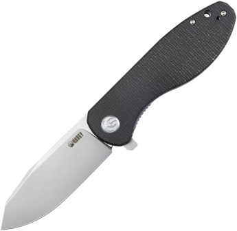 KUB358H Kubey Master Chief Black Pocket Knife Micarta
