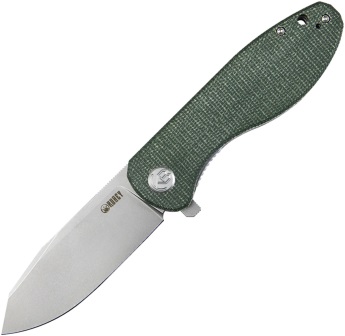 KUB358I Kubey Master Chief Green Pocket Knife Micarta