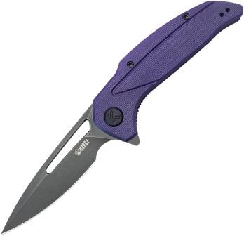 Kubey Nautilus Linerlock Pocket Knife Purple - KUB372A