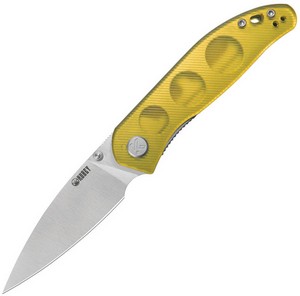 Kubey SNUG Linerlock Pocket Knife Ultem - KUB408D
