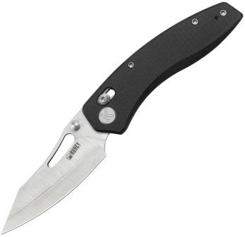 KUB421A Kubey Caiman Crossbar Lock Pocket Knife Black
