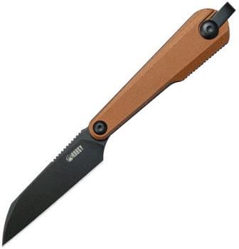 KUB450C Kubey Yag Fixed Blade Knife Black Brown