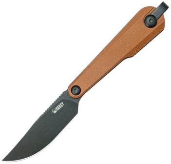 KUB451C Kubey Yag Fixed Blade Knife Black Brown