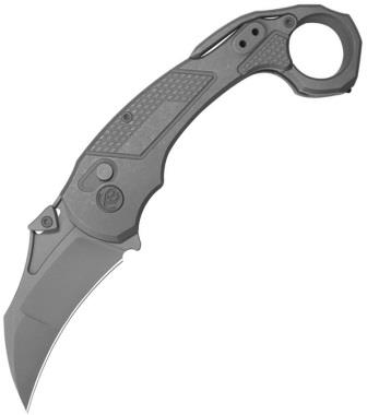 KUB463B KB Toucan Button Lock Pocket Knife Darkwash