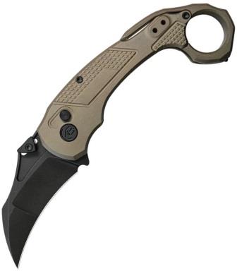 KUB463C KB Toucan Button Lock Pocket Knife Bronze
