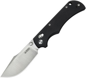 KUB503A Kubey Iguana Crossbar Lock Pocket Knife Black G10