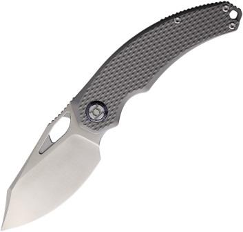 KUNK706T2 Kunwu Knives Padre Framelock Pocket Knife Satin