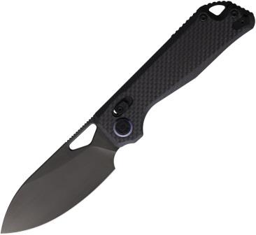 KUNX705XLF Kunwu Pulsar XT Lock Pocket Knife Carbon Fiber