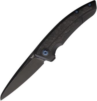 LSK12023B Legion Steel Asgeir Solv Framelock Pocket Knife Black