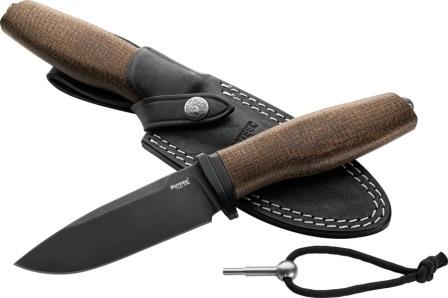 LSTAHBBLG LionSTEEL ACHA Fixed Blade Knife Green