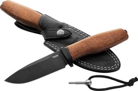 LSTAHBBLN LionSTEEL ACHA Fixed Blade Knife Natural