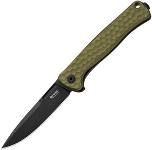 LSTEM01AGB LionSTEEL Emmet Framelock Pocket Knife Green