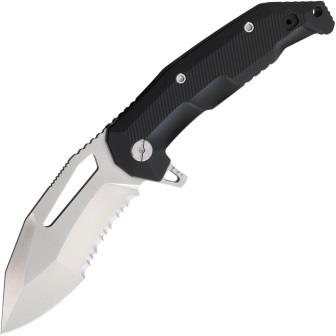LTRF106XSTX LOTAR Combat AKRAV Gen 6X Framelock Pocket Knife Serrated