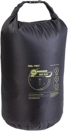 M4641 Mil-Tec Black 13L Dry Bag