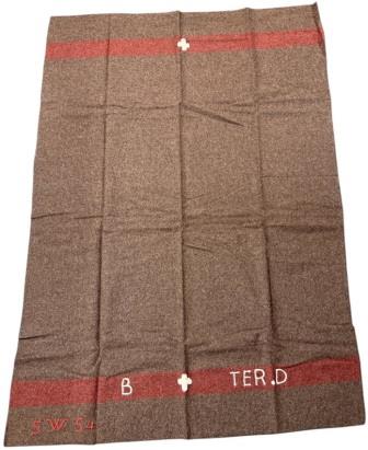 M4647 Swiss Brown Wool Blanket