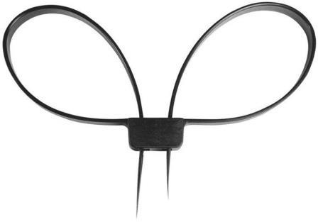 M4666 Mil-Tec Black Plastic Handcuffs