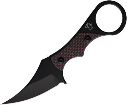 MAN8332 Mantis Sabot III Fixed Blade Knife Red Carbon Fiber