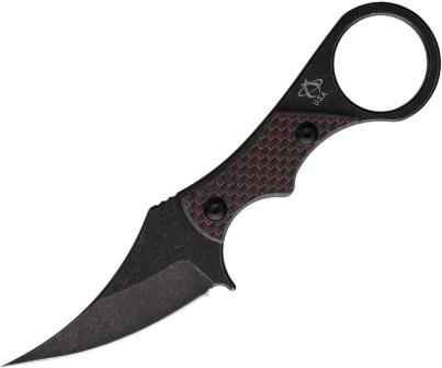 MAN8349 Mantis Sabot III Fixed Blade Knife Red Carbon Fiber