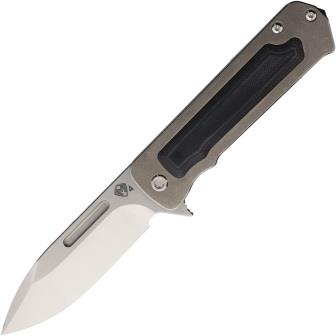 MD0144TD01TM Medford TFF-4 Framelock Pocket Knife Black G10