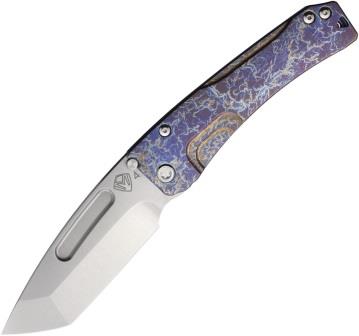 MD2014TT03A2 Medford Slim Midi Framelock Pocket Knife Tanto Flamed