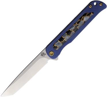 MD2154TT37A2 Medford The T-Bone Framelock Pocket Knife Blue