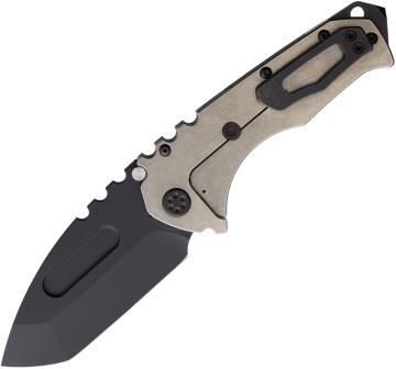 MDL0124PT01TM Medford Praetorian T Framelock Pocket Knife Tumbled Left Handed
