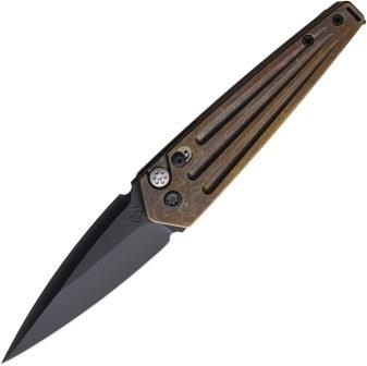 MDNAPQ36A1TP Medford Automatic Pocket Knife Nosferatu S35VN PVD