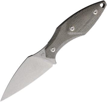 MER9HWKGCFC Mercury Hawky Fixed Blade Knife Green Micarta