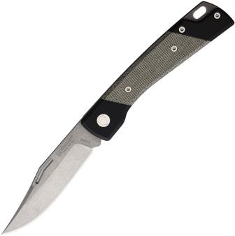 MER9LUCCVC Mercury LUC Slip Joint Pocket Knife Green Micarta
