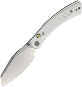 MGR827WH Miguron Karok Button Linerlock Pocket Knife White