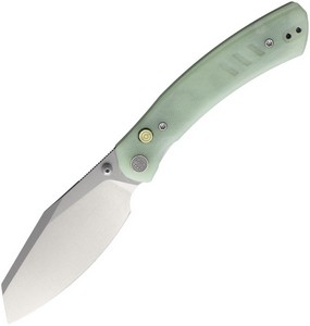 MGR827YG Miguron Karok Button Linerlock Pocket Knife Jade