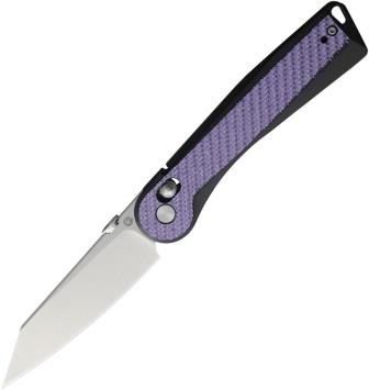 MK0042CFPL Rapax Slick Crossbar Lock Pocket Knife Purple Carbon Fiber