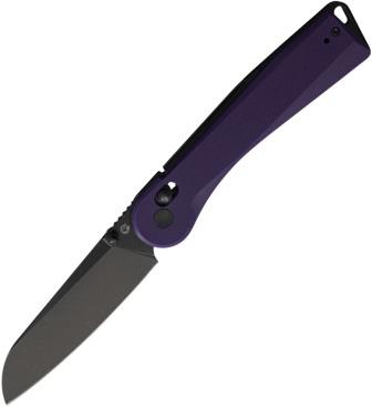 MK0043PLBW Rapax Wisp Crossbar Lock Pocket Knife Purple G10