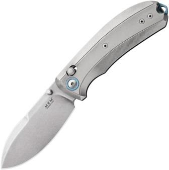 MKM-Maniago Knife Makers Bolero Crossbar Lock Pocket Knife Titanium - MKMBLT