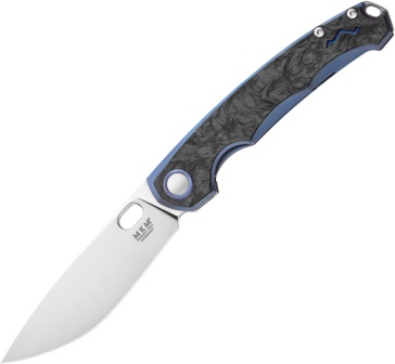 MKMELBLCF MKM-Maniago Knife Makers Eclipse Framelock Pocket Knife Blue/Black