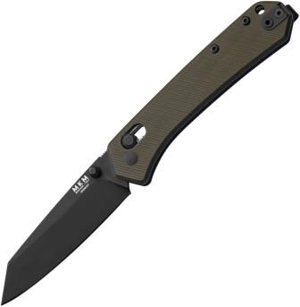 MKMYPGODB MKM-Maniago Knife Makers Yipper Crossbar Lock Pocket Knife OD Green