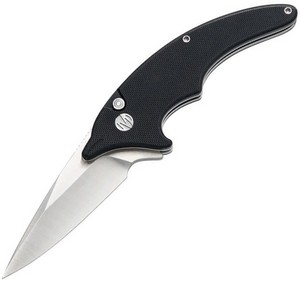 MLS996B MOLSECT Cove Button Lock Pocket Knife Black