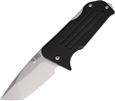 MMS006 Main Street Broadway Lockback Pocket Knife Black Tanto