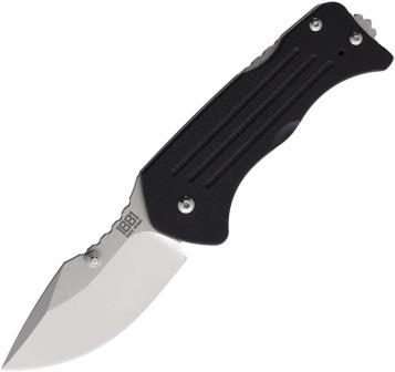MMS013 Main Street Lombard Lockback Pocket Knife Black Drop Point