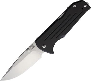 MMS019 Main Street Bourbon Lockback Pocket Knife Black Drop Point