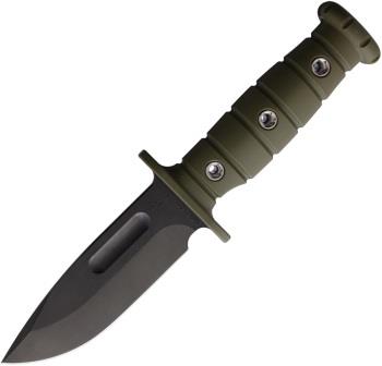 MMS034 Main Street Luke Airman Fixed Blade Knife OD Green