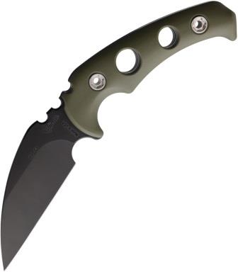 MMS043 Main Street Fighting Utility Fixed Blade Knife OD Green
