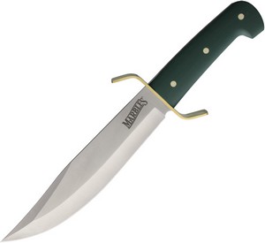 MR739 Marbles Bowie Knife Green Micarta