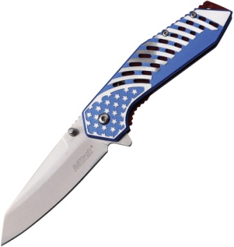 MTA1080 MTech Knives Linerlock Pocket Knife Spring Assisted Blue